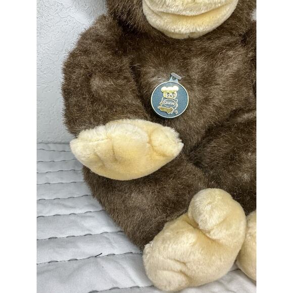 Vintage R Dakin & Co Plush Brown Monkey 1986 14” Stuffed Animal - Picture 5 of 9